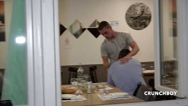 When straights boys fuck their gay friends: Straight boy fucking a gay in restaurant