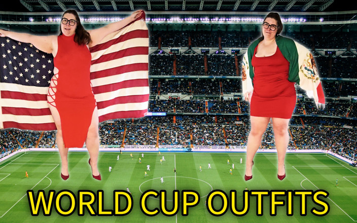 largebootylexi: Tall Thick BBW Tries on World Cup Outfits