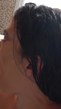 A Slut in a Hot Tub Gets Fucked Hard by Two Men and Gets Cum