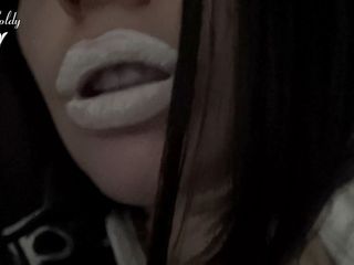 Goddess Misha Goldy: My magic white lips