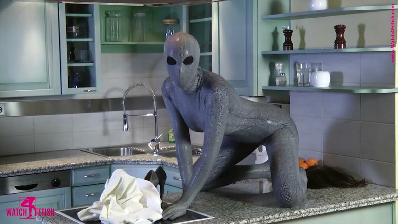 ZentaiDolls: Naked on the kitchen table