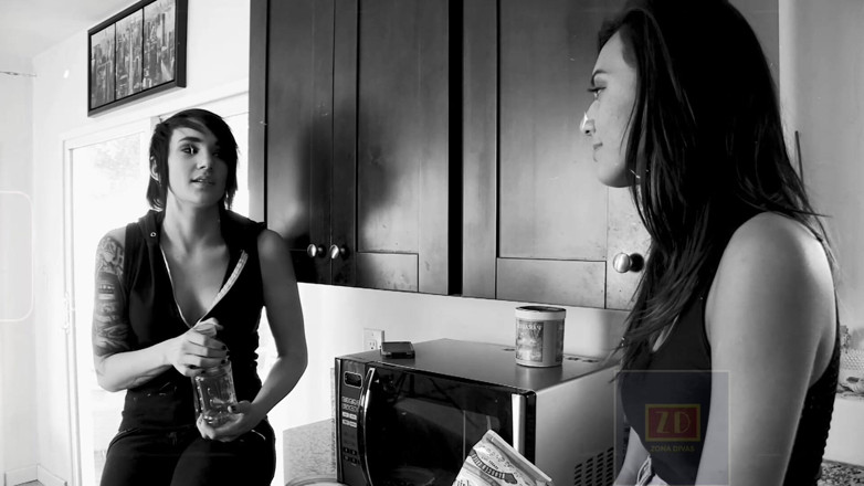 Zona Divas NET: Classic Hot Lesbian Action in the Kitchen
