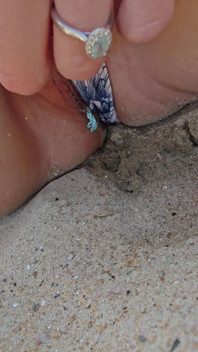 Peeing on the Beach