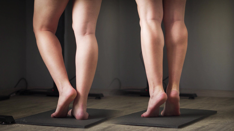 Teasecombo 4K: Sledování dospívajících telat ve stoje