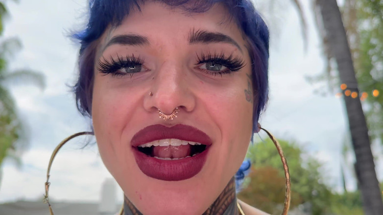 Alfiecinematic: POV Anal Fuck with Hot Tattoed Babe Badmomtiti