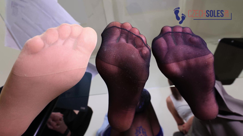 Czech Soles - foot fetish content: Manager Gets His Triple Office Domination POV