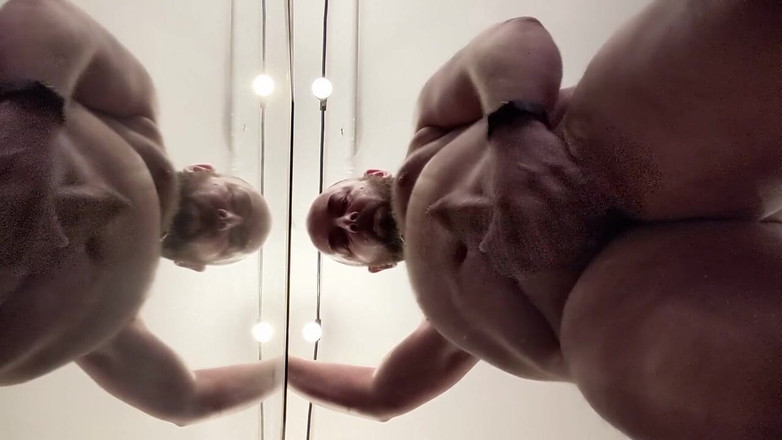 Skin and earth: Chubby Bear POV from Below. Grunting and Cumming on Your...