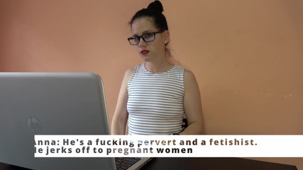 Anna Sky: Anna humilha seu chefe no escritório # 1