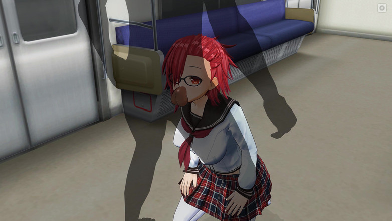 H3DC: 3D hentai studentka saje velkého čůráka v autě metra