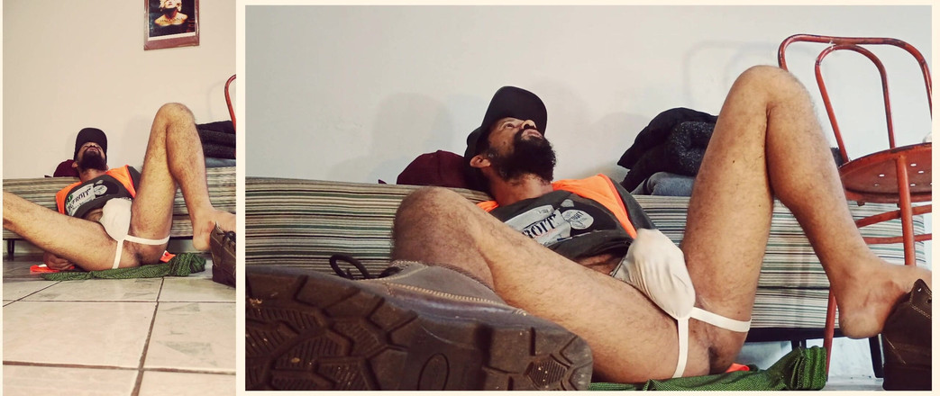 Stink HairyMale: Kouření a jockstrap fetiš