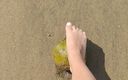 Foot Files: Foot Files: Self-Massage with Coconut on The Beach