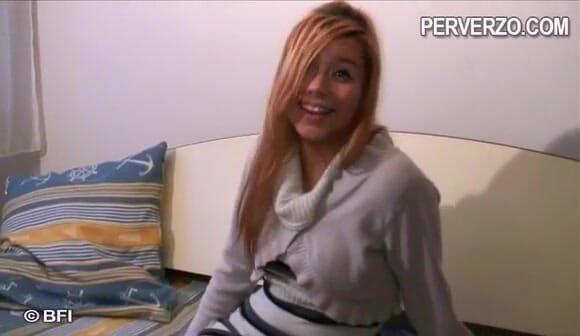 Intense Casting: Hot blonde teen is ready for two dicks