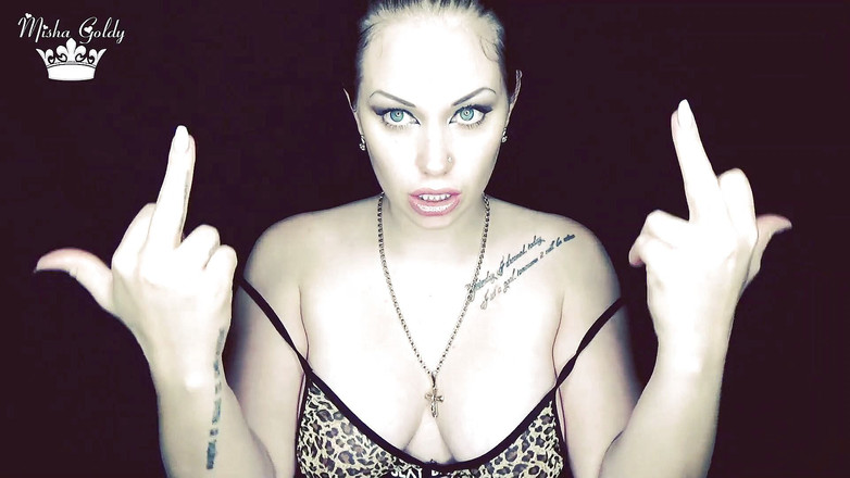 Goddess Misha Goldy: Crot selama 2 menit ngentot mani muncrat dini!