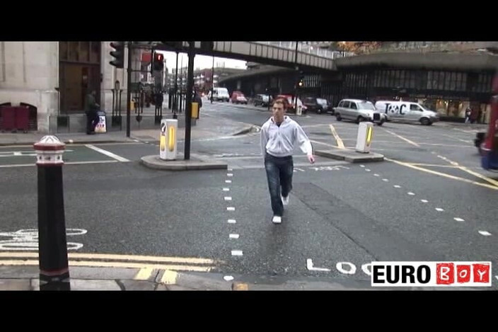 Euro boy xxx: An Encounter on the Stairs