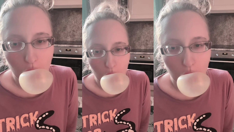 FinDom Goaldigger: Asmr - enormes efeitos sonoros de chiclete ouvem em fones de...