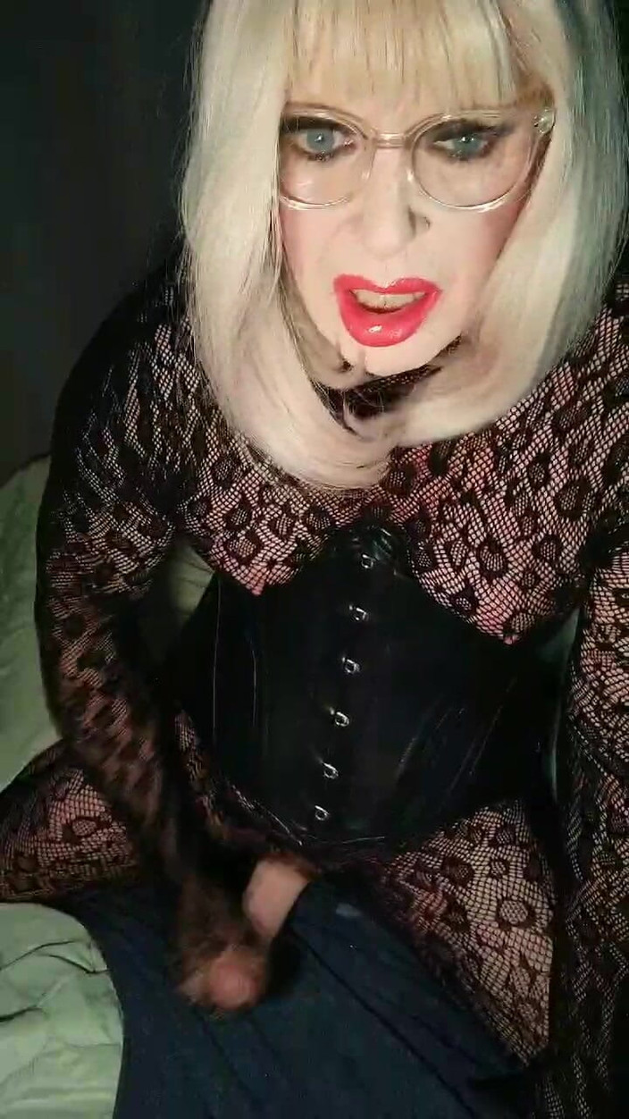 Emma Browne: Cat Suit Crossdresser