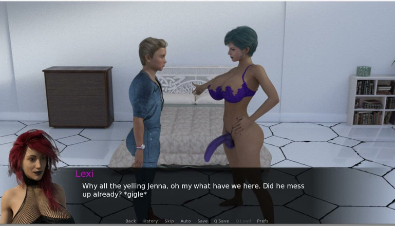 XXX Games Bunk - Trans: Futa Groves - gameplay - jeu de rôle - tapette fessée, baise par...