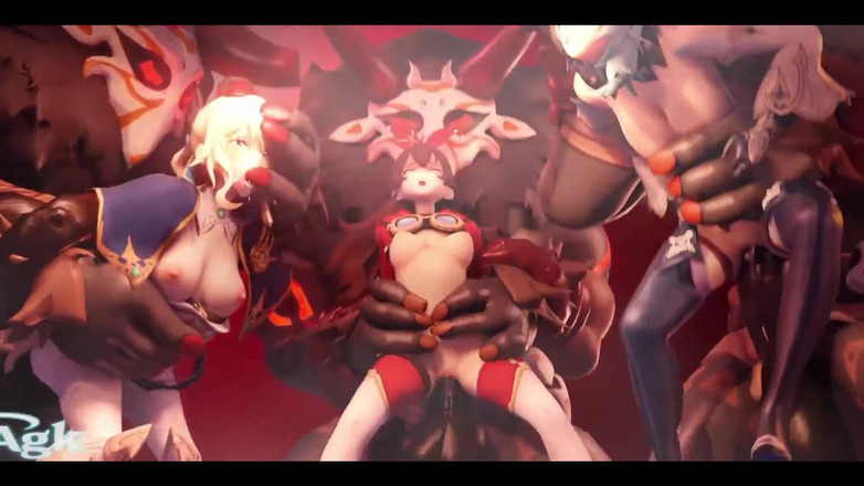 DrAgk: Hu tao genshin impact compilation hilichurl edizione Ayaka jean shogun...