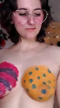 Big Natural Tits Colored for Easter