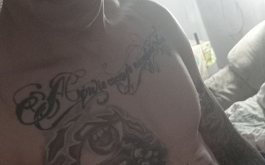 Hard big Tatooed cokk!: İlk mastürbasyon solom