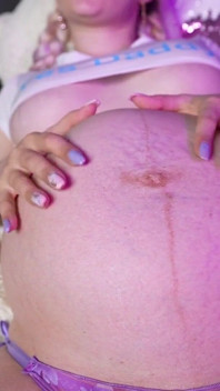 Pregnant by Stepdaddy, I Want More! My Belly Is so Huge