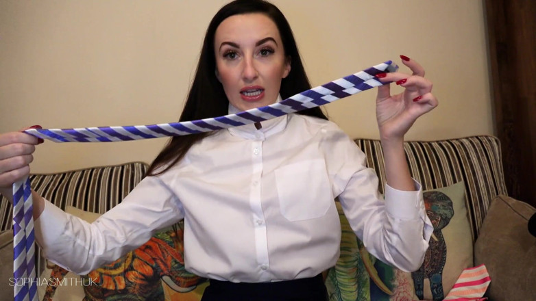 SophiaSmithUK: Shirt and tie tease and denial