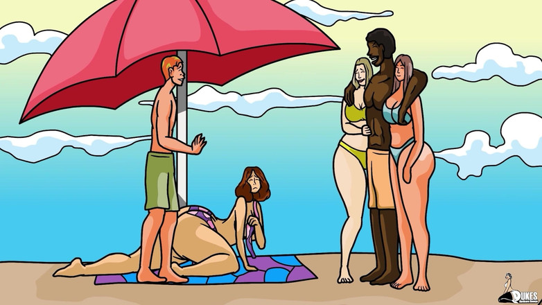 Dukes Hardcore Honeys: Istri semok ini selingkuh dari suaminya waktu lagi liburan