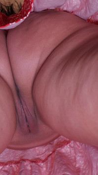 MILF Tina - Pussy Under the Red Skirt