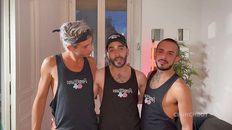 CREAMPIE BOYS FROM MADRID: Kalil bị peyo fonte tóc vàng đụ thô bạo