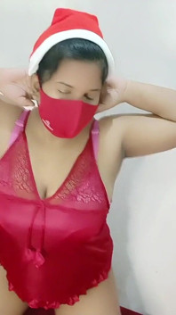 Cristmass Special Girl Big Boobs and Pussy