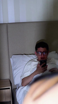 Nerdy Stepbrother Takes Away His Stepsister's Rage with His Huge Cock, Until He Cums in His Mouth