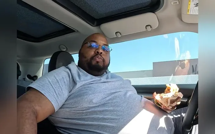 Blkhole420: Fat guy in a small car haha More driving and...