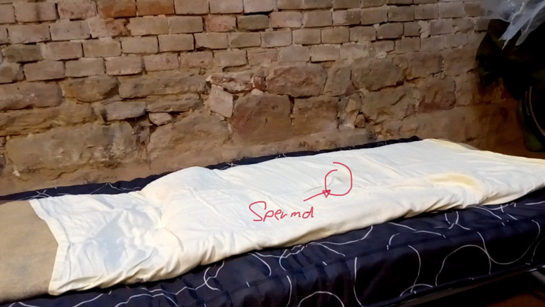 Mark Hannes: Hrb v nylonové těsné masturbaci