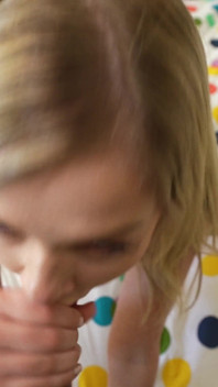 Tiny Blonde Coco Lovelock Gets a Huge Creampie From a Big Dick Stranger