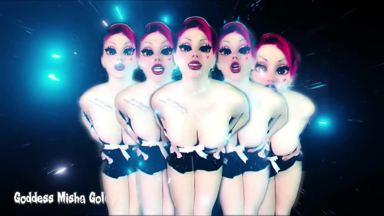 Goddess Misha Goldy: Your big tits obsession will only grow now, gooner!