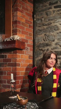 Selina Bentz as Hermione and Audrey Reid as Moaning Myrtle Take Turns on a Lucky Wizard's Hard Cock - Harry Potter Porn Parody