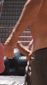 Double penetration by the pool for the horny girl Korinha