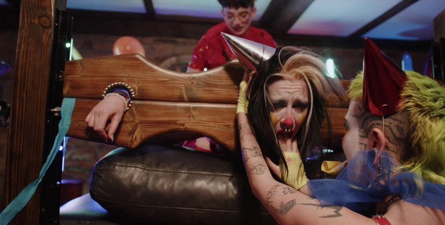 punkgoblin: Clown Orgy: Oral, Spit &amp; Strap Ons