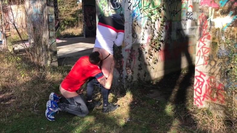 Gaybareback: Twink fucked by the XXL pornstar Koldo Goran