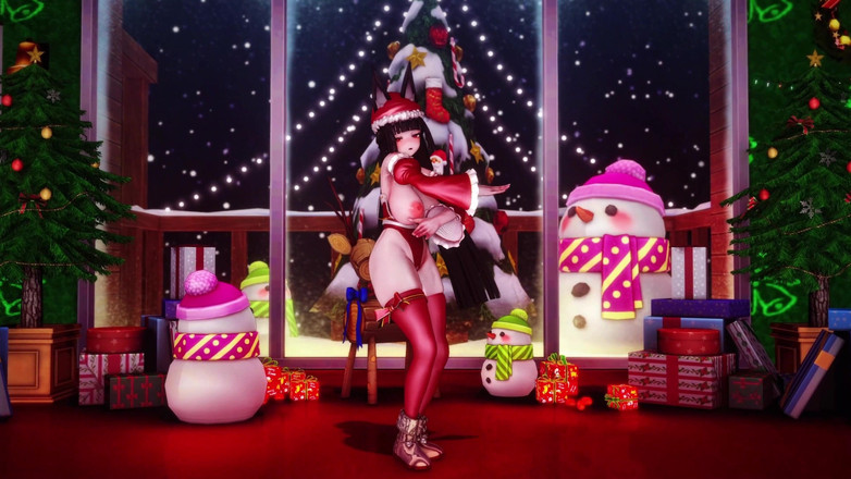 PixelAftDark: Miyabi는 그 붐을 얻었다 (mmd)