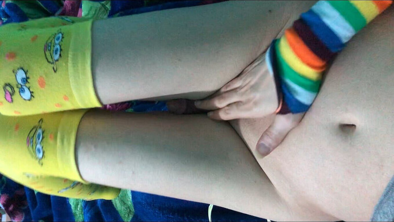 top femboy: Klaarkomen schattige femboy