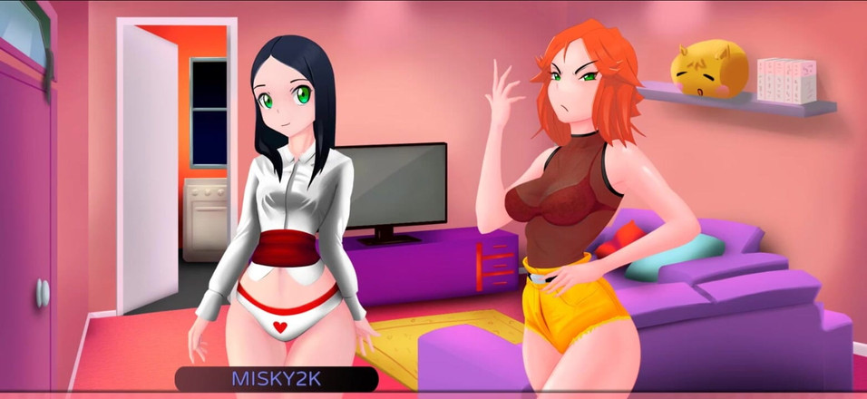 Miss Kitty 2K: Due fette di amore - Ep 4 - l'incidente con la gonna di...