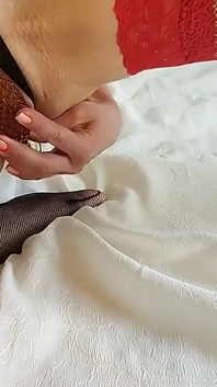 Amateur Sex Toys Play Homemade Lingerie