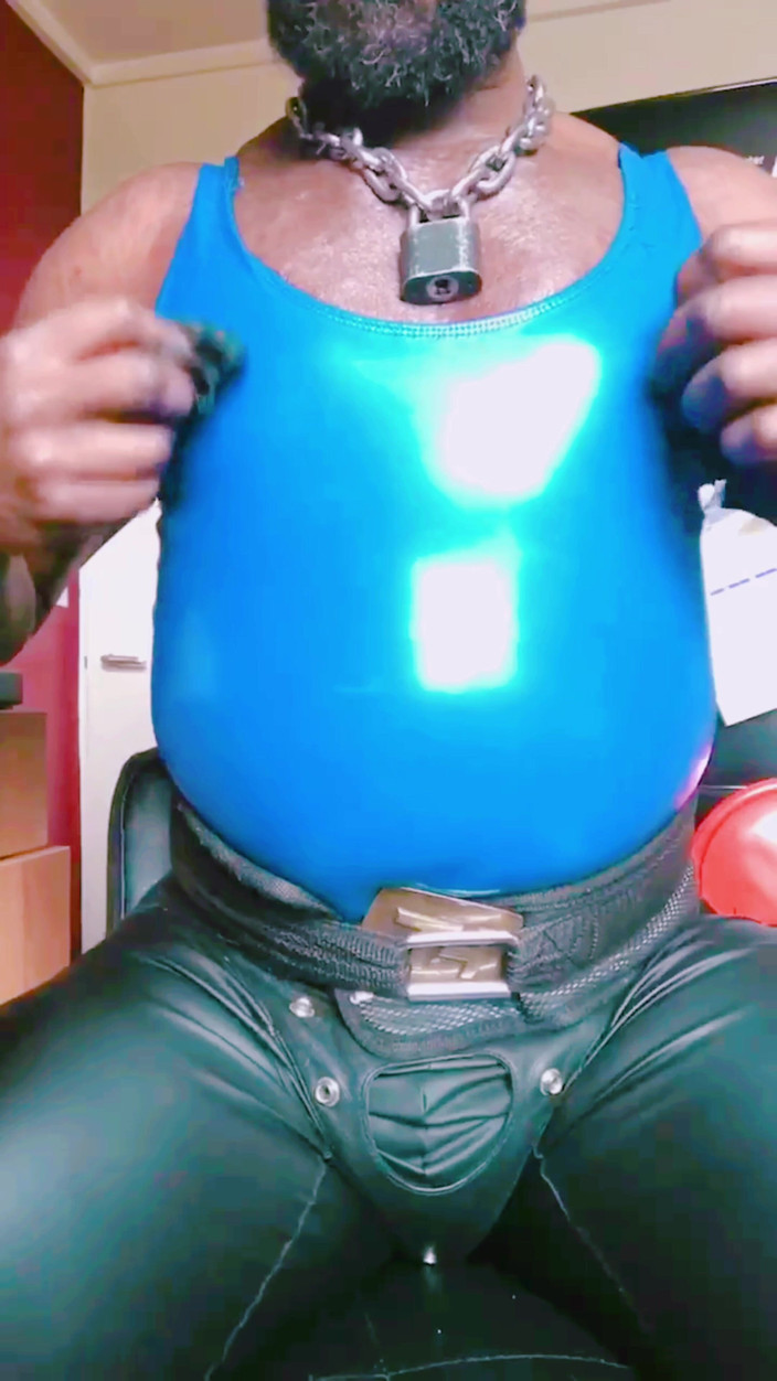 Brodyjayrichardson: Blue Latex Verbaltit Rub