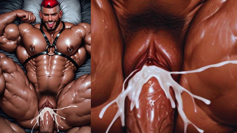 Real Story & Fantasy AI: Зрелый Транс-мужчина, Показывающий Киску. Сборник Аниме В Жанре Хентай