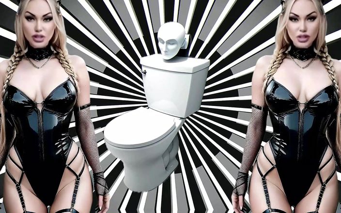 Goddess Misha Goldy: Consommez vos propres ordures dans les toilettes