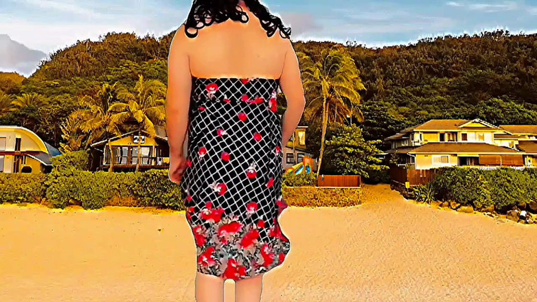 Kitty_Cross: Шаловливая девушка-транс медленно танцует в ее спальне