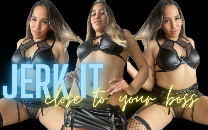 Goddess Alexa femdom: Honění blízko vašeho šéfa JOI