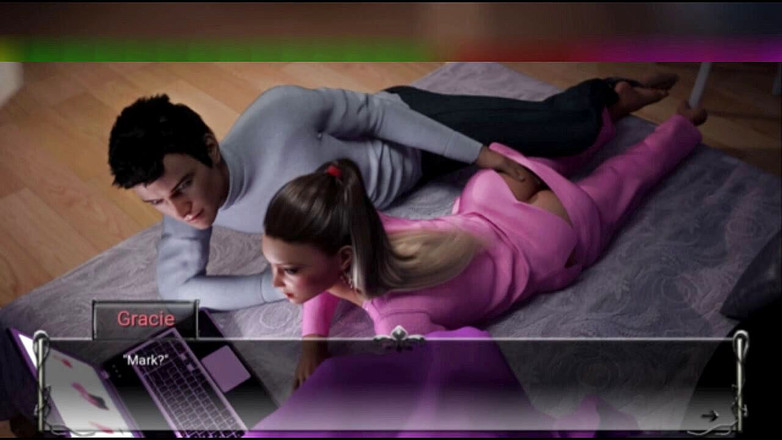 3DXXXTEEN2 Cartoon: Развратный ночной фильм с Грейси. 3D порно мультяшный секс