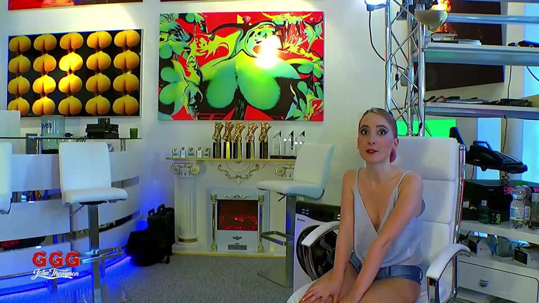 GGG John Thompson Classic Retro: Redhead Slut Takes Massive Facial &amp; Cum in Mouth During Ggg...